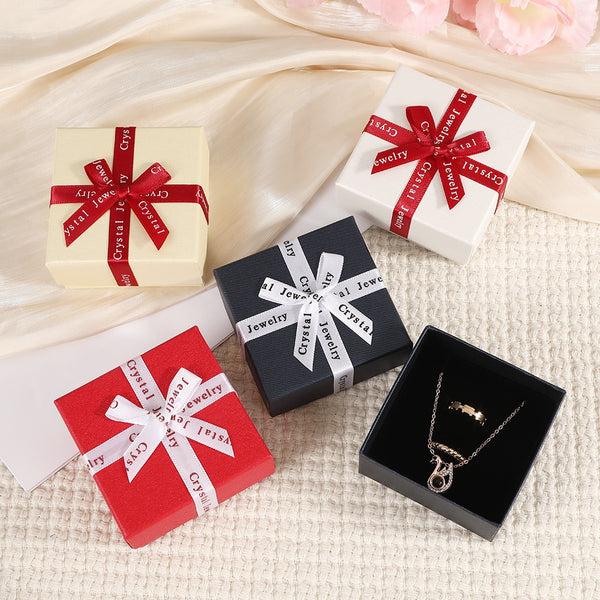 Elegant Butterfly Bow Jewelry Gift Box