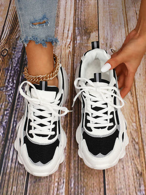 Lace-up Chunky Sneakers