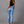 Wide Leg Fringe Washed Hole High Waist Straight Jeans