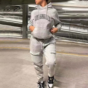 Casual Sweatshirt Two Piece Sports Set