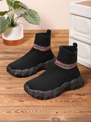 Flat Outdoor Socks Boots