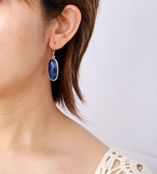 Natural Stone Crystal Earrings