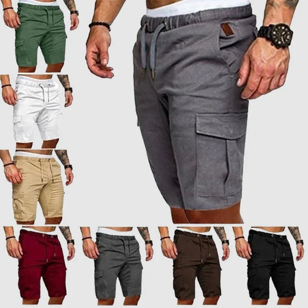 Summer Men's Fashion Beach Loose Cargo Shorts