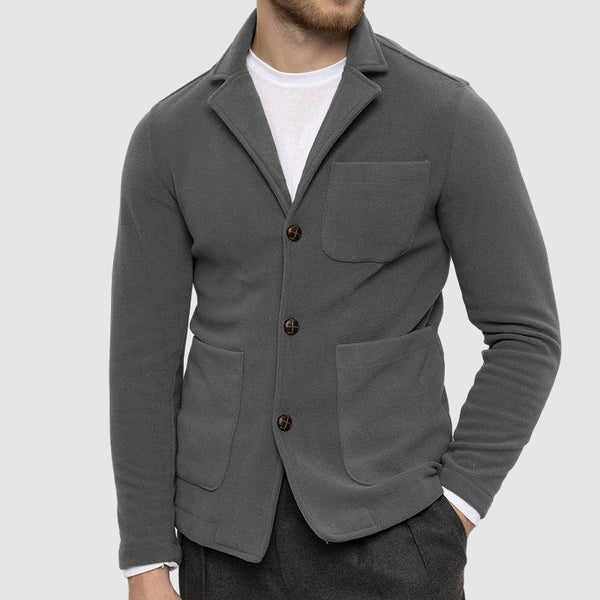 Men's knitted cardigan