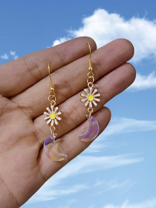 Sun Moon Earrings