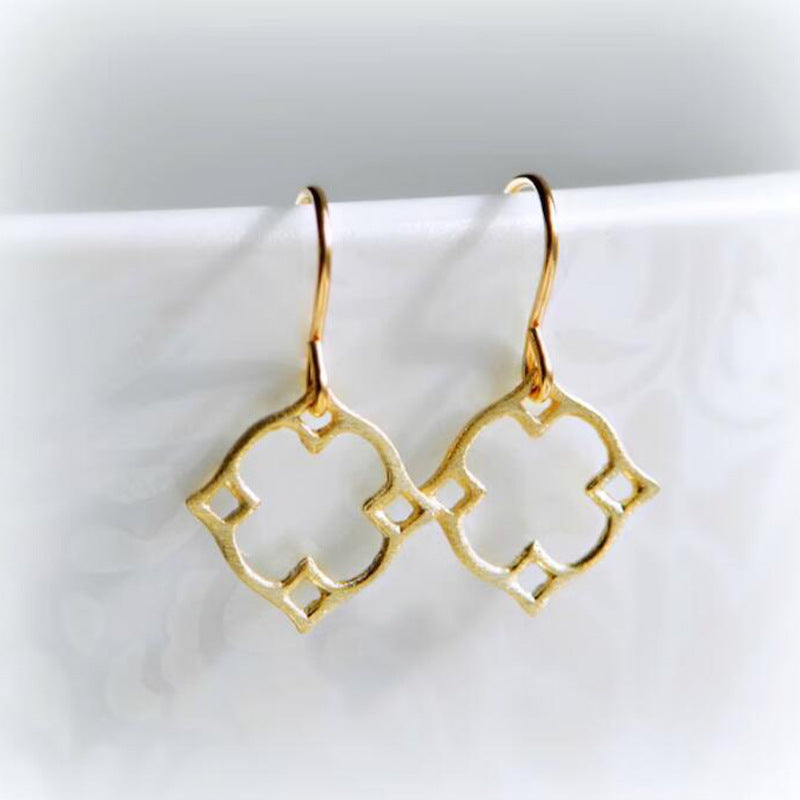 Geometric Imitation Gold Earrings