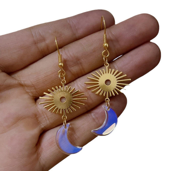 Sun Moon Earrings