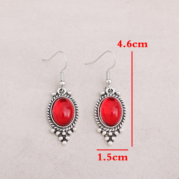 Ruby Long Earrings