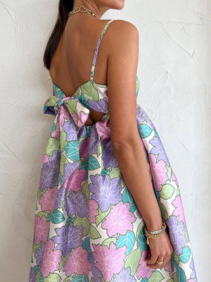 Floral Tie Back Sundress