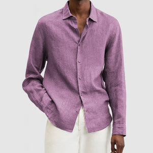 Men's Casual Premium Cotton Linen Shirt