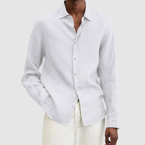 Men's Casual Premium Cotton Linen Shirt