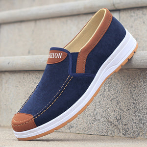 Men's cloth shoes are breathable and comfortable non-slip canvas shoes