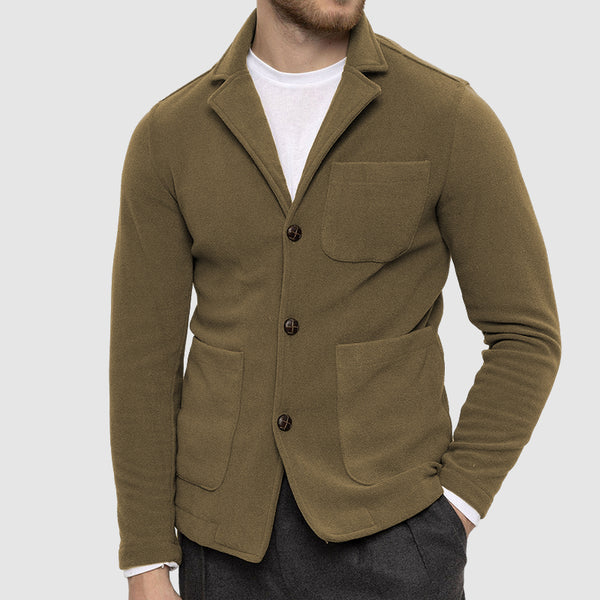 Men's knitted cardigan