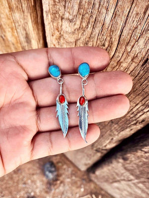 Turquoise earrings