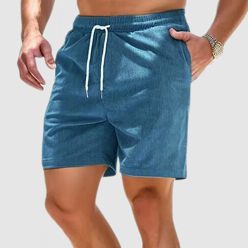 Men's Casual Corduroy Seaside Beach Shorts