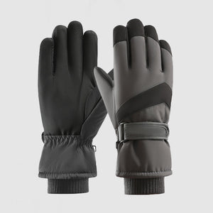 Men'S Outdoor Ski Non-Slip Waterproof Touch Screen Gloves