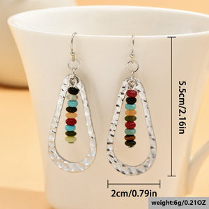 Beaded Pendant Earrings