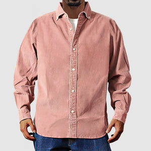 Men's Vintage Washed Basic Shirt