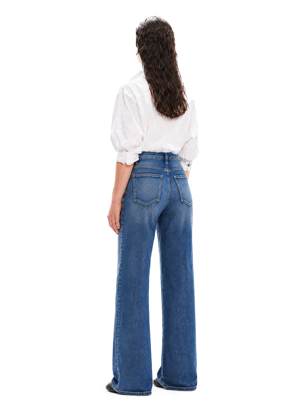 ONESO Classic High Rise Wide Leg Jeans