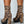 Leopard Chunky Heel Boots