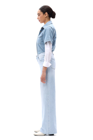 ONESO Women Effortless Mid Rise Wide Leg Jeans