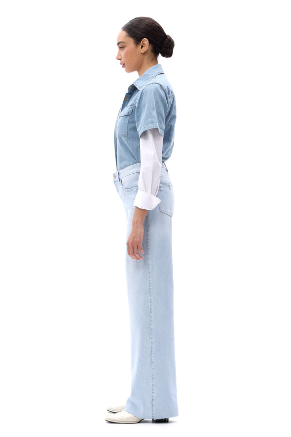 ONESO Women Effortless Mid Rise Wide Leg Jeans