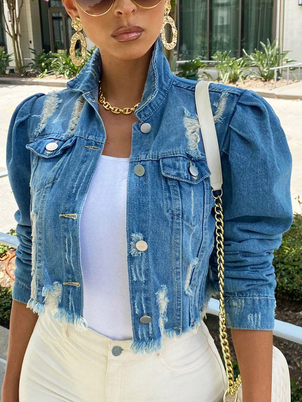 Crop Denim Jacket