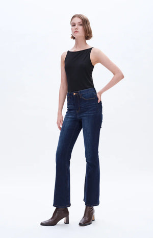 High Rise  Stretch Flare Plus Size Jeans