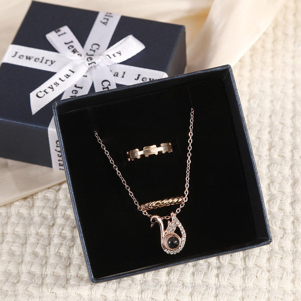 Elegant Butterfly Bow Jewelry Gift Box