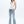 Women Mid Waisted Stretch Flare Jeans With Clean Hem BYF1023