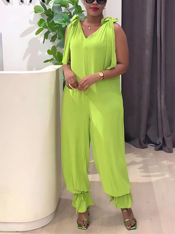 Breeze Tie-Shoulder Jumpsuit