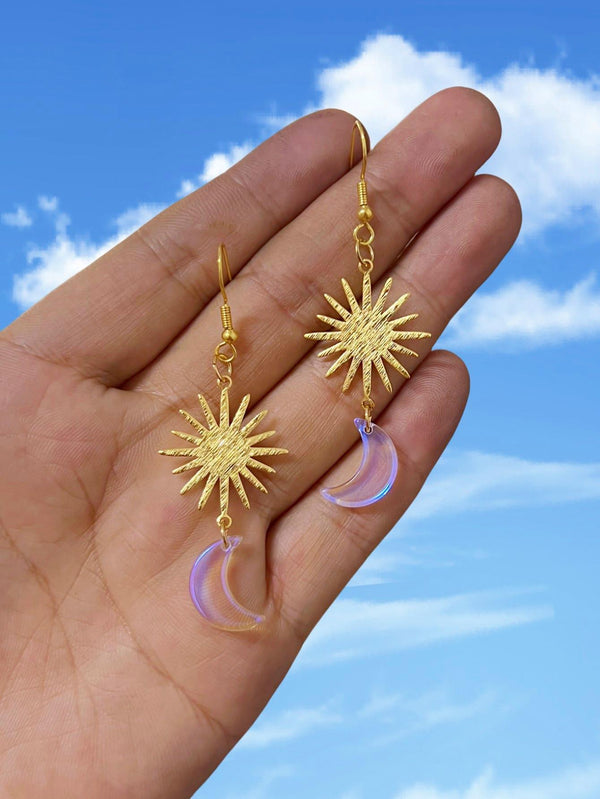 Sun Moon Earrings