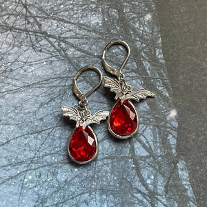 Ruby Dropping  Earrings