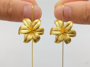 Golden Flower Earrings