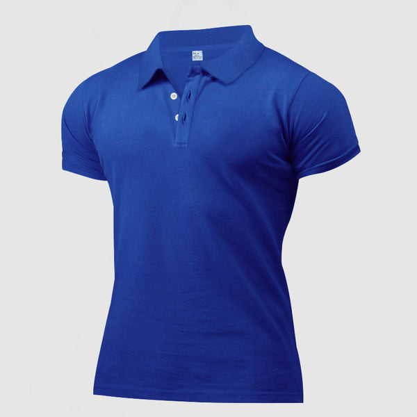 Men's Casual Everyday Cotton Short Sleeve Polo Shirt