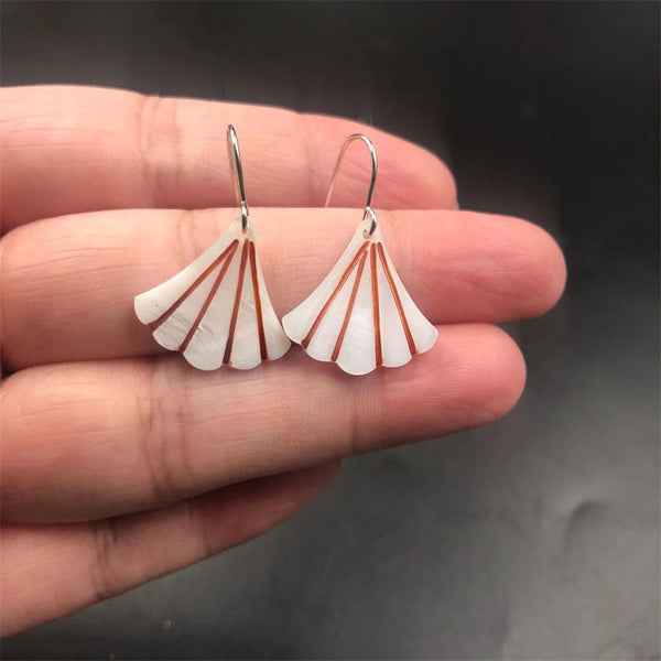 Ginkgo Leaf Earrings