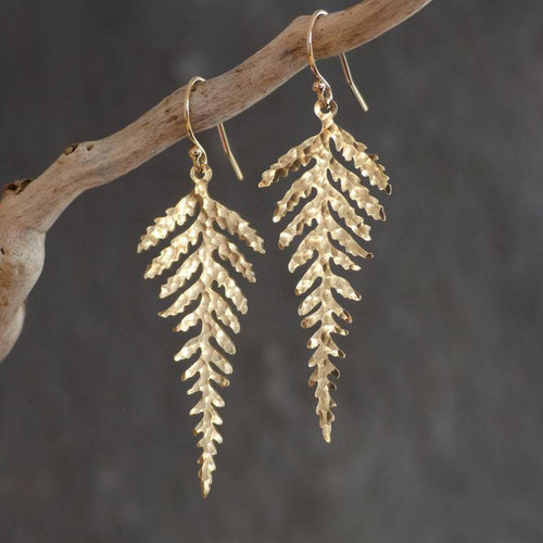 Gold Leaf Earrings