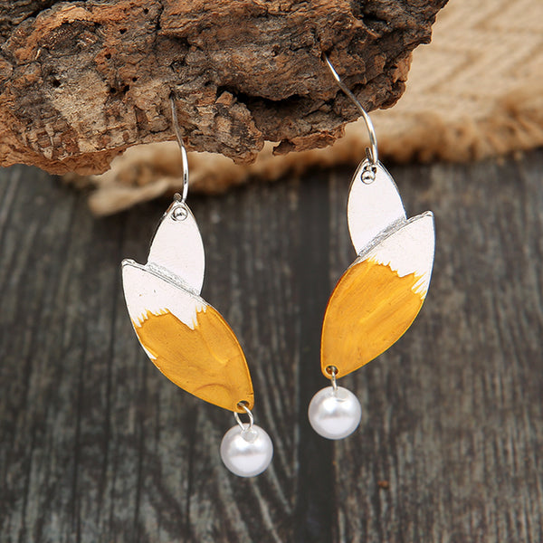 Leaf Shaped Irregular Earrings