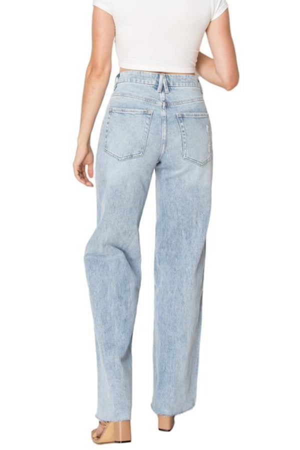 ONESO Wide Leg Jeans Stretchy Baggy Jeans