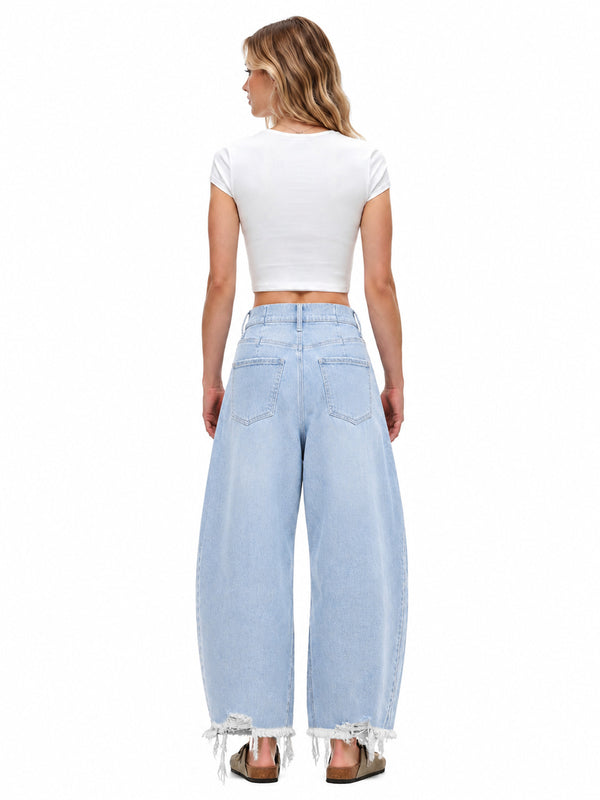 ONESO Vintage High Rise Barrel Jeans