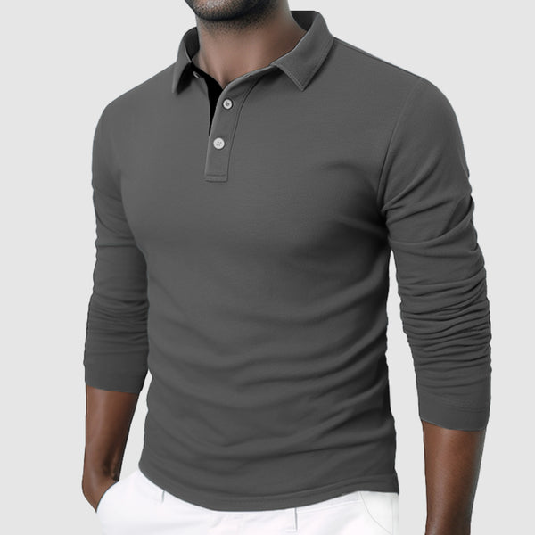 Men's Business Cotton Polo Shirt