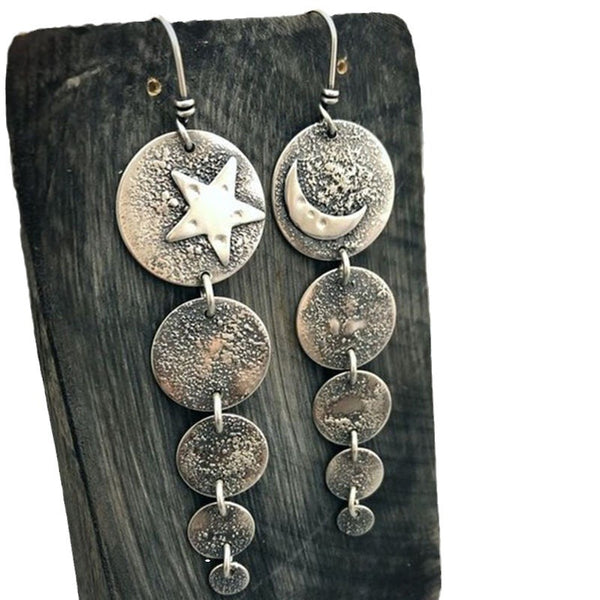 Star Moon Earrings