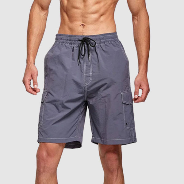 Men's Casual Shorts Loose Port Style Cargo Pants Men's Breathable Beach Pants