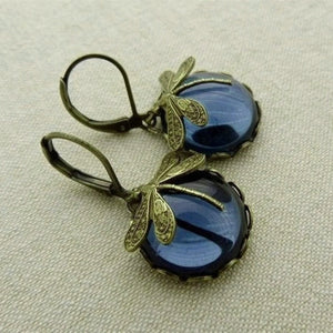 Vintage dragonfly earrings