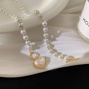 Pearl Heart Necklace