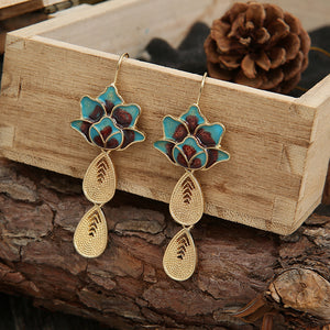 Retro Flower Earrings