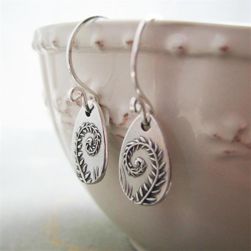 Leaf Pendant Earrings