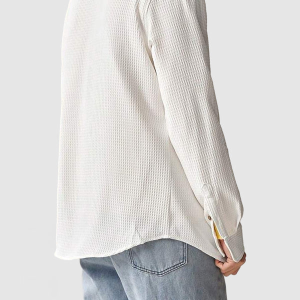 Men's Casual Everyday Waffle Shirt