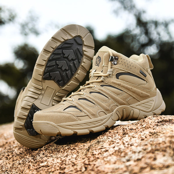 Men's outdoor shoes high-top hiking boots field training shoes