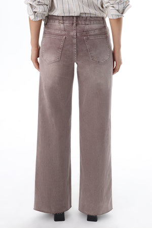 ONESO Earthy Mid Rise Wide Leg Jeans